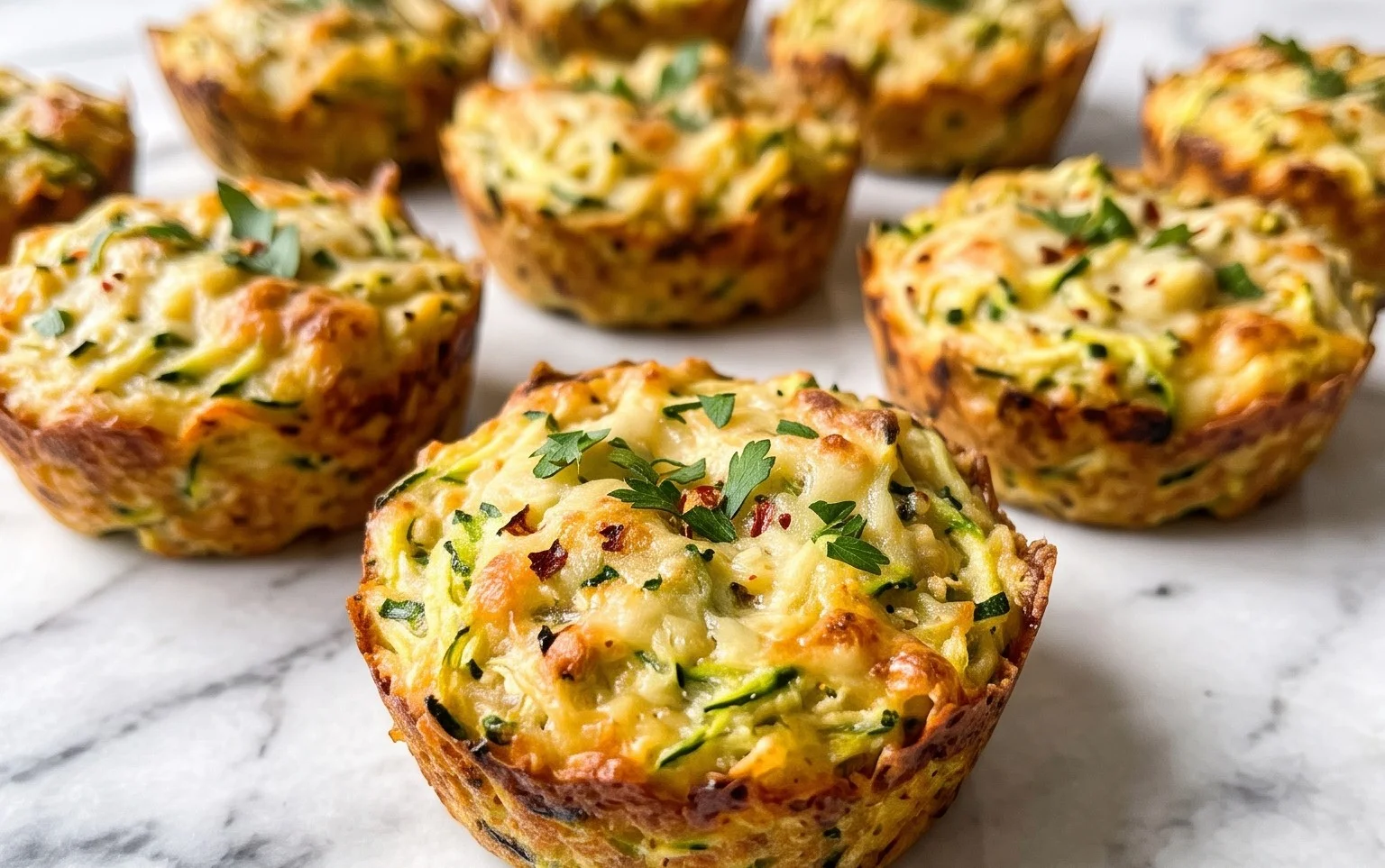 Zucchini Garlic Bites