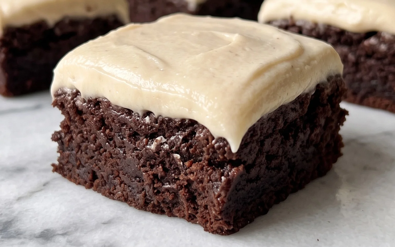 Zucchini Brownies with 1 minute Frosting!