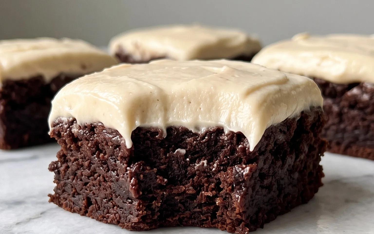Zucchini Brownies with 1 minute Frosting!