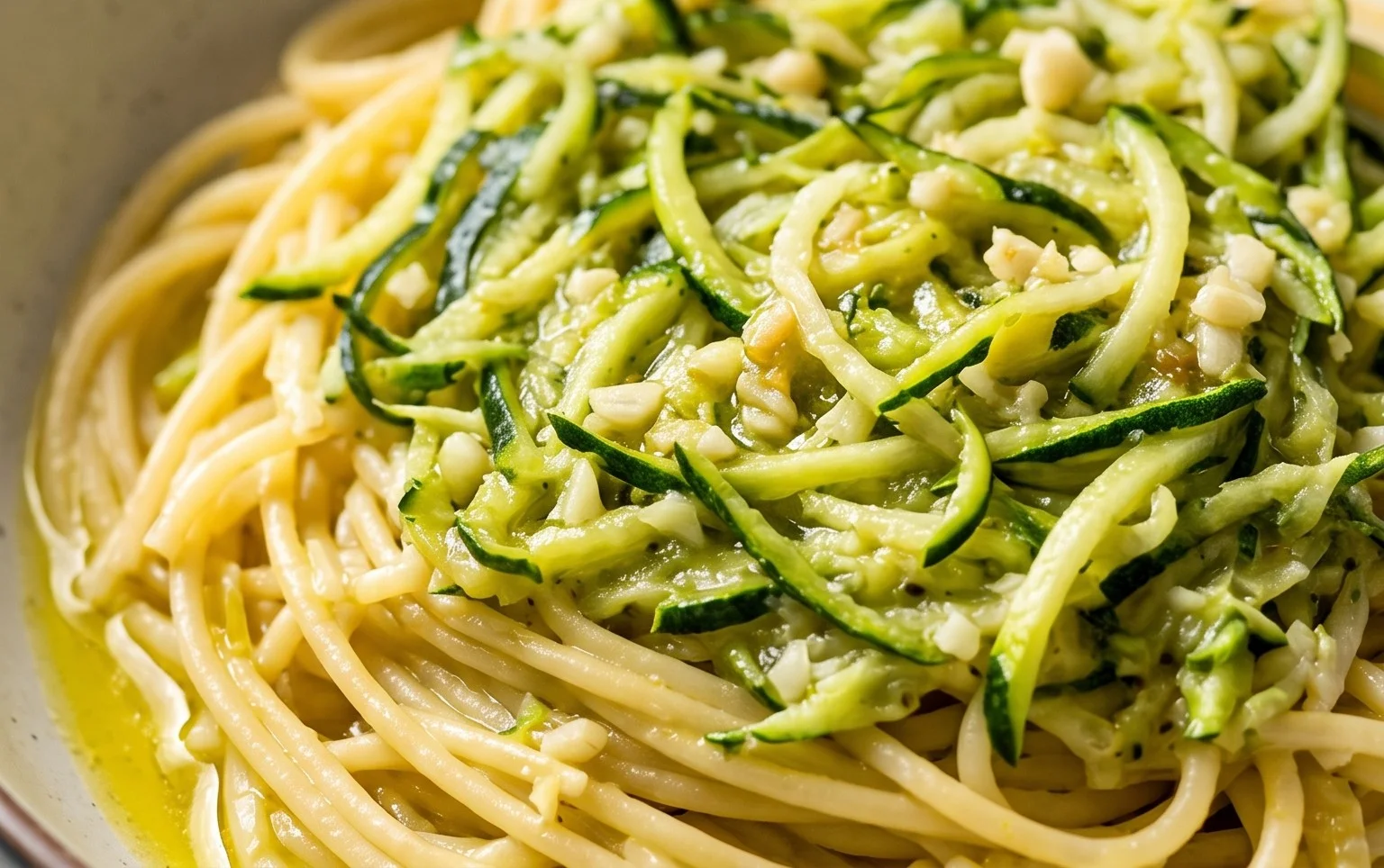 Simple Fresh Zucchini Pasta Sauce