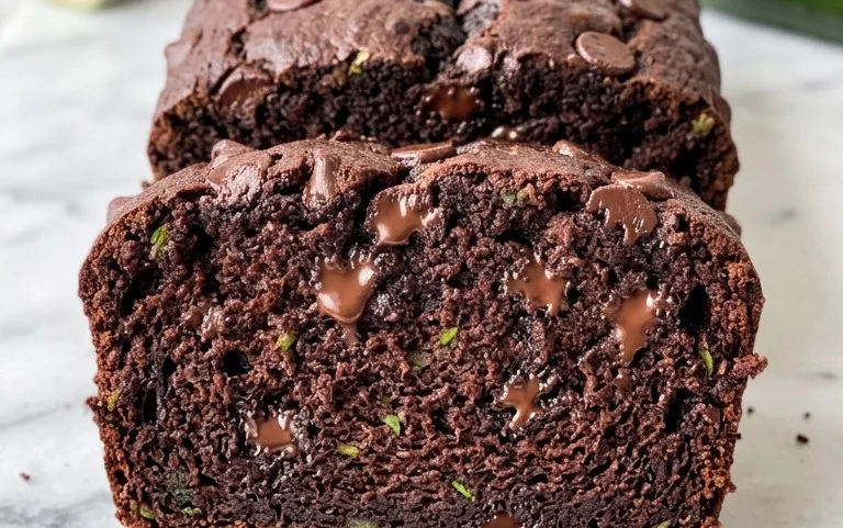 Double Dark Chocolate Zucchini Bread