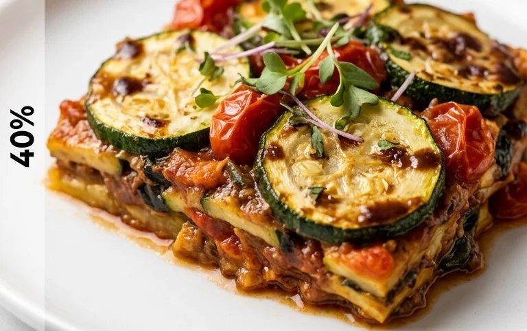 Balsamic Zucchini Tomato Bake